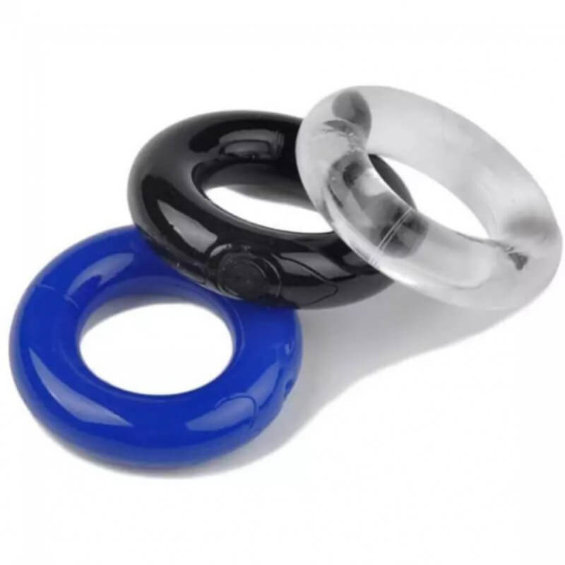 anillo-vibrador-kit de 3 unidades para hombre retardante de eyaculacion precoz