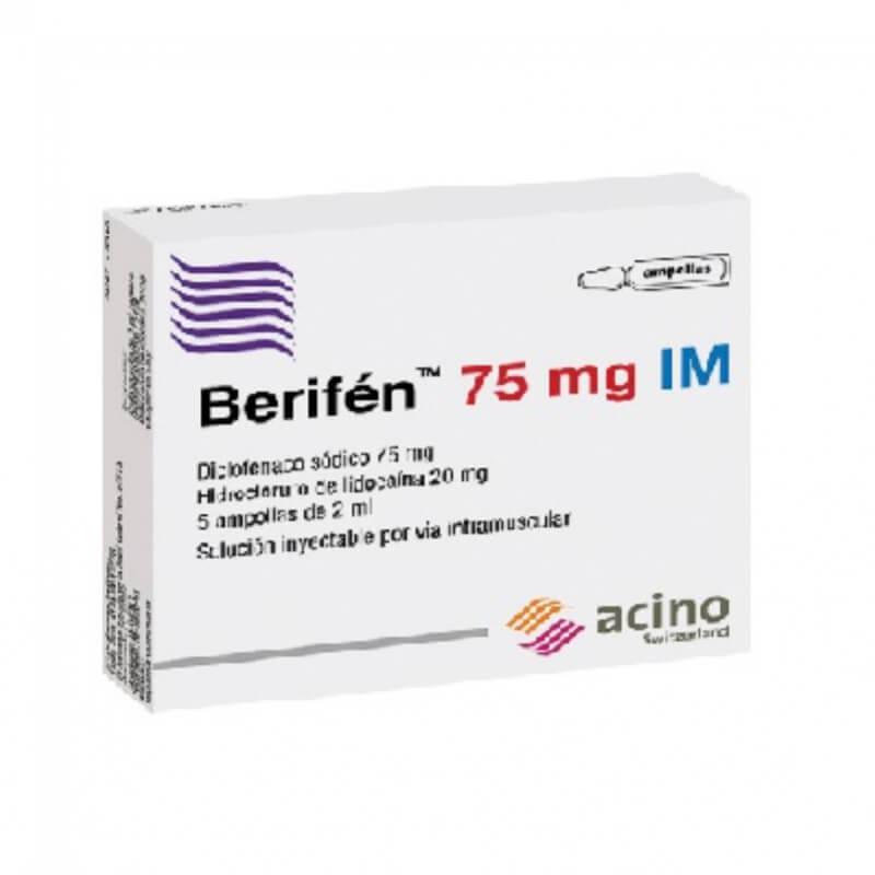 Berifen I.M. 75mg: Analgésico y Antiinflamatorio