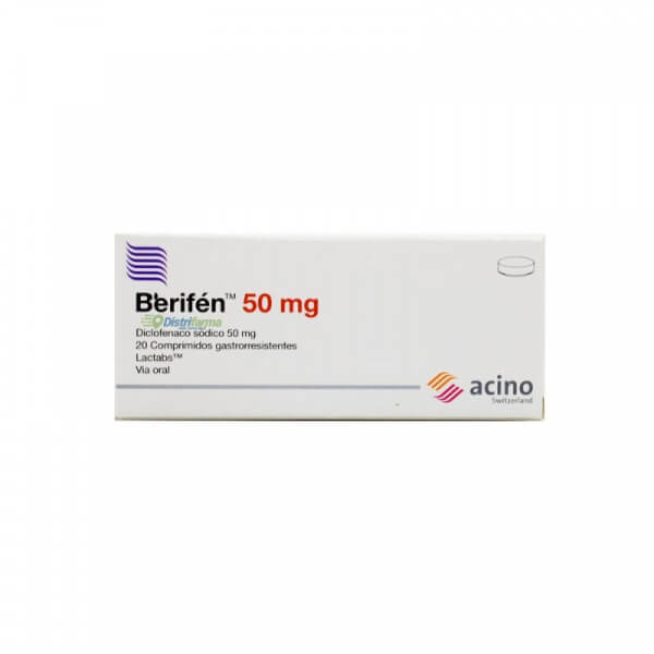 BERIFEN LACTAB 50MG COMPRIMIDOS X 20*2