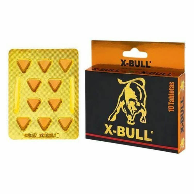 PASTILLAS POTENCIALIZADORAS BULL X2 COMPRIMIDOS