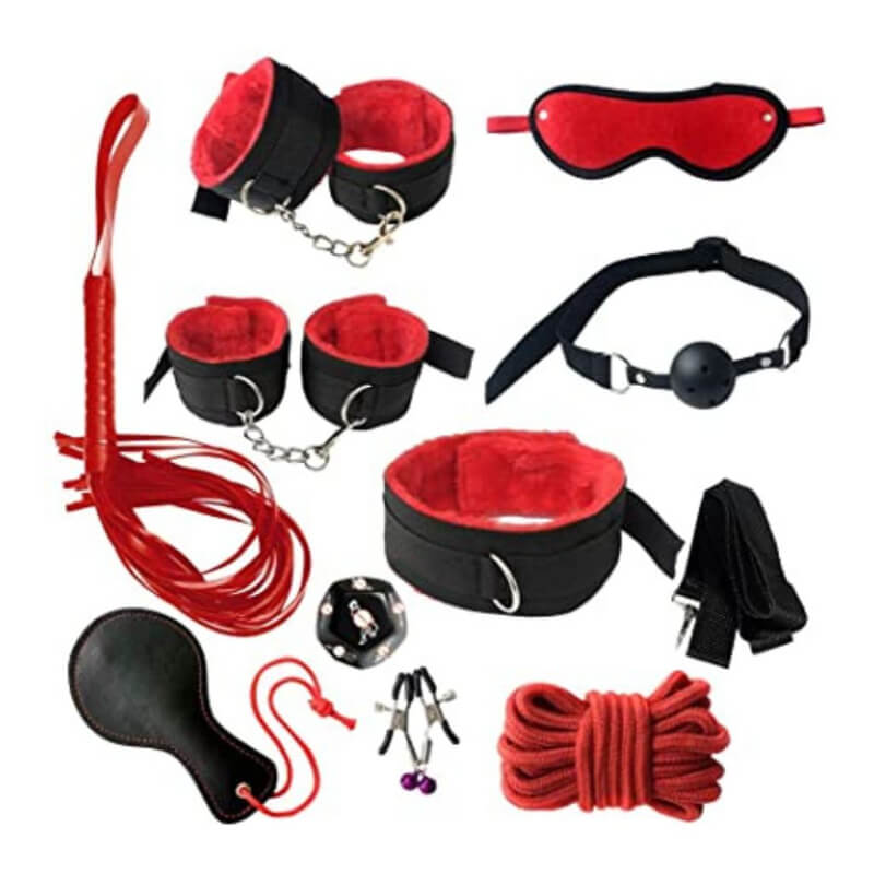 KIT 10 PIEZAS ROJO