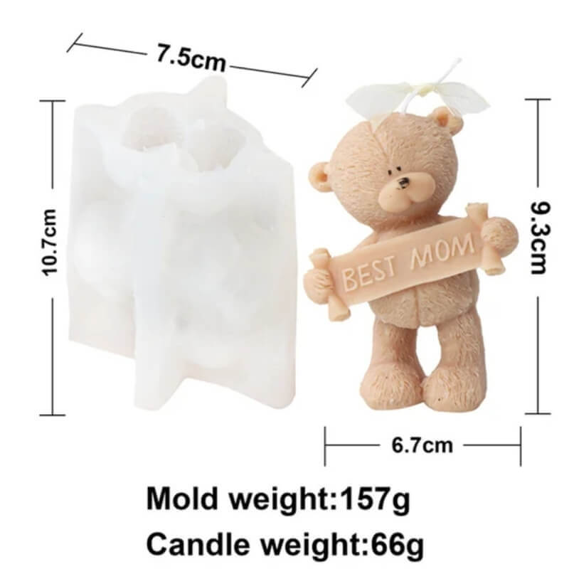 molde de OSO BEST MOM
