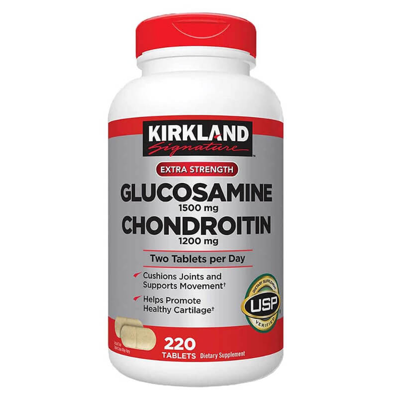 Kirkland Signature Glucosamina y condroitina, 220 tabletas