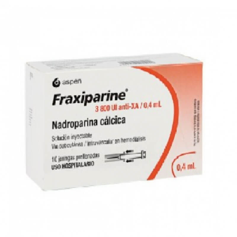 FRAXIPARINE 3800UI / 0.4ML AMPOLLAS X 10*5