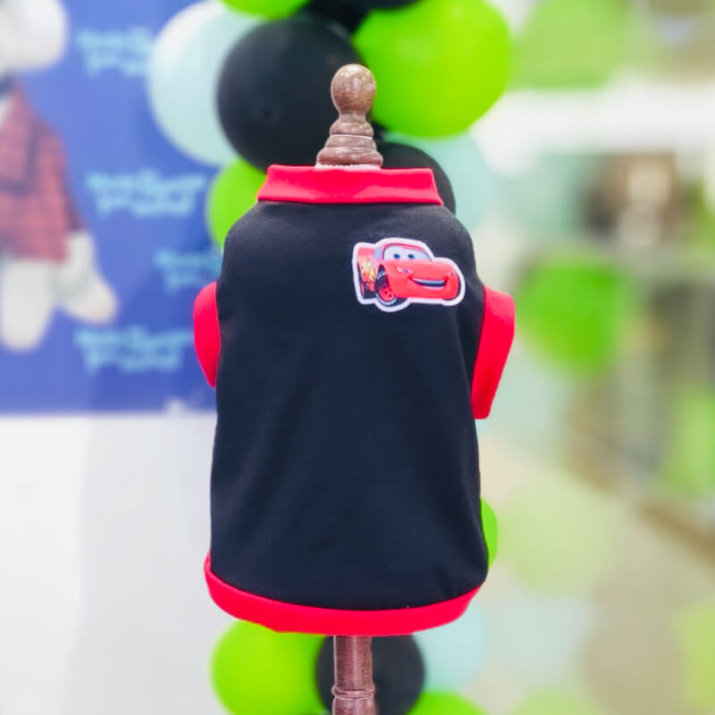 CAMISETA CARS El Rayo McQueen PARA PERRITOS Y GATITOS TALLAS XXXS - XXS