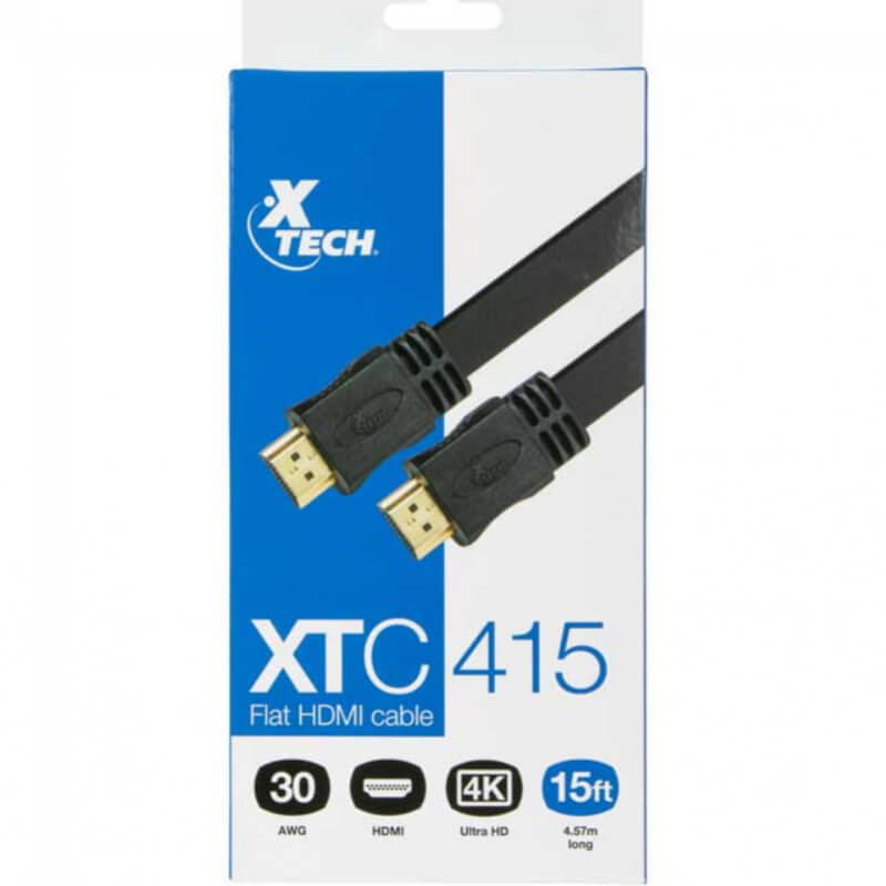 ADAPTADOR XT CBLS FLAT HDMI XTC415 15FT M/M(4.52MTR.)