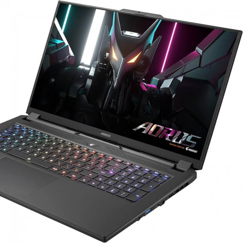 Gigabyte AORUS 17H i7-13700H 16GB 1TB 17.3Inch RTX-4080-12GB HDMI mDP W11H Bla|