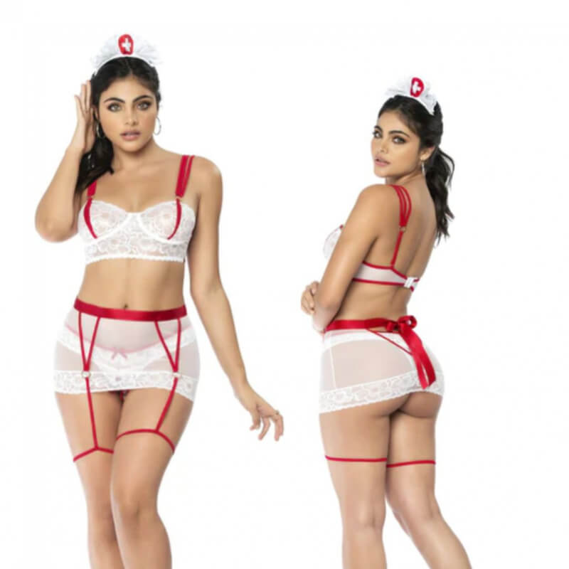 Disfraz erótico Enfermera Hot Talla SM / ML