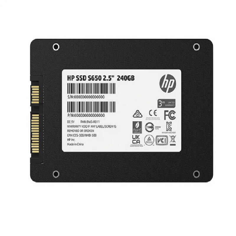 DISCO DURO SSD HP S650 240GB 2.5Inch SATA III Interno