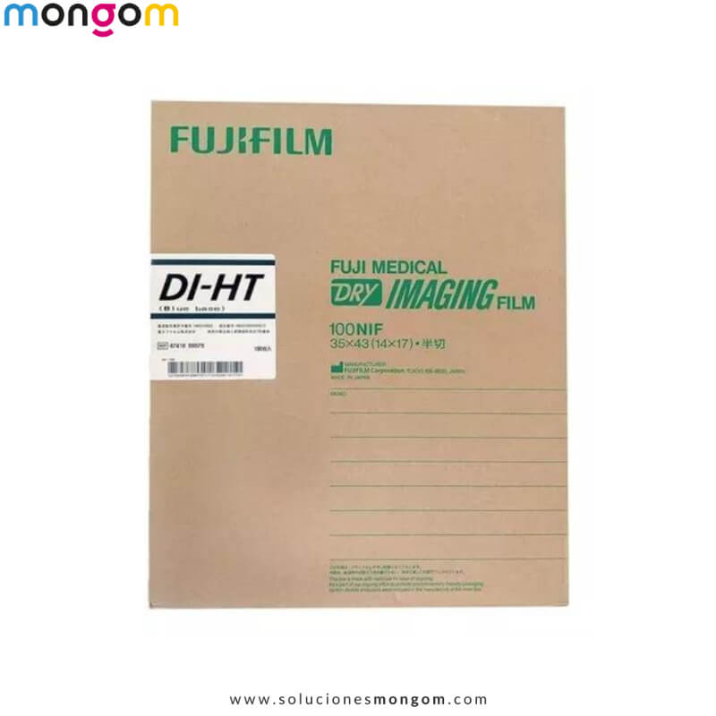 Fujifilm DI-HT - Película Radiográfica de Alto Rendimiento para Diagnóstico por Rayos X con Tecnología de Microaislamiento