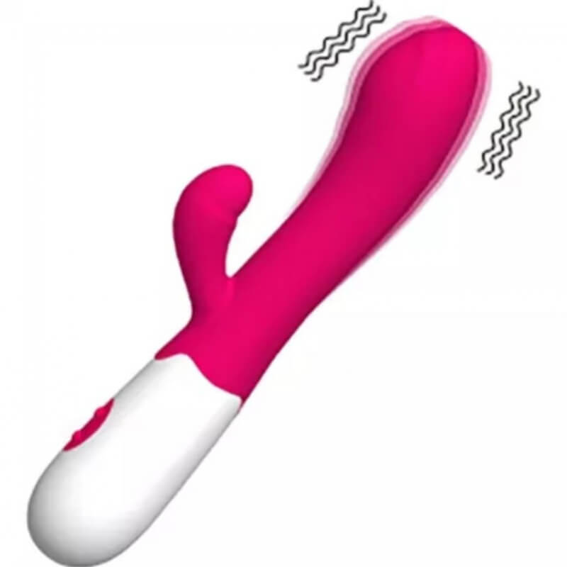 Vibrador rabbit con estimulador de clitoris 30 tipos de vibración punto G