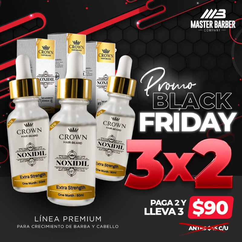 3x2 PROMO - 3 NOXIDIL al 12%