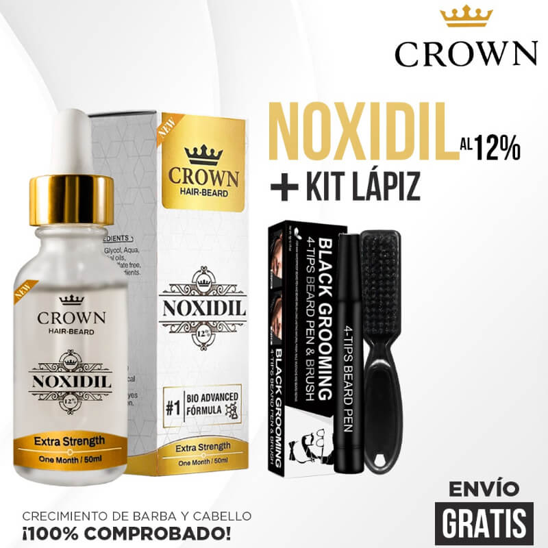 Noxidil y Kit Lapiz de Barba