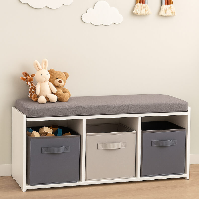 Butaca Infantil + 3 cajas organizadoras