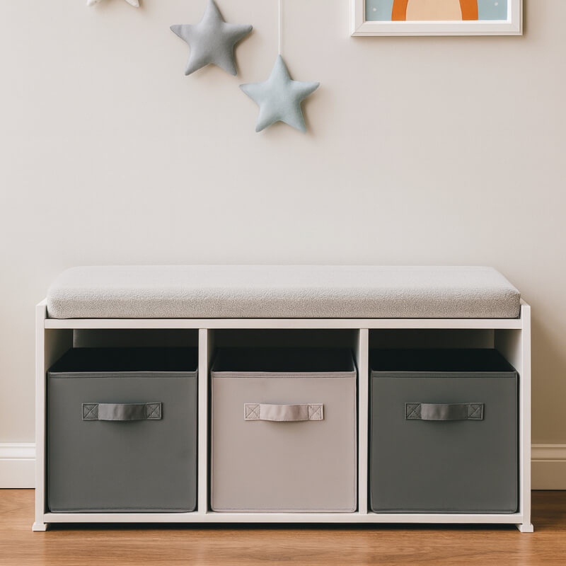 Butaca Infantil + 3 cajas organizadoras