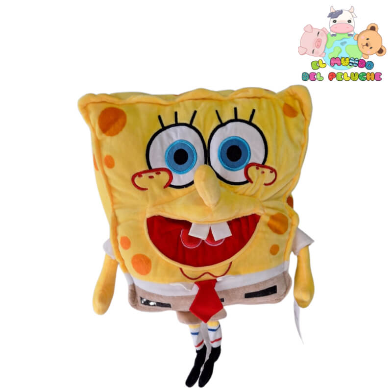 Peluche Bob Esponja #2 | 25x20 cm | Peluche Infantil y Regalo Original | El Mundo del Peluche