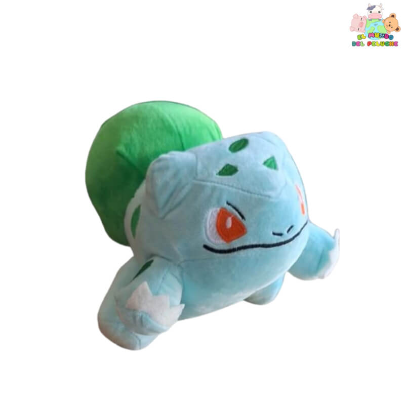 Peluche Bulbasaur #1 – Inspirado en Pokémon | Azul con Detalles Verdes | 18cm de Altura | El Mundo del Peluche