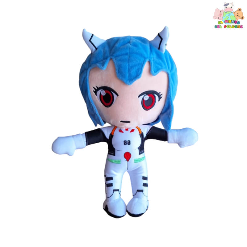 Peluche Inspirado en Rei Ayanami - Neon Genesis Evangelion | El Mundo del Peluche