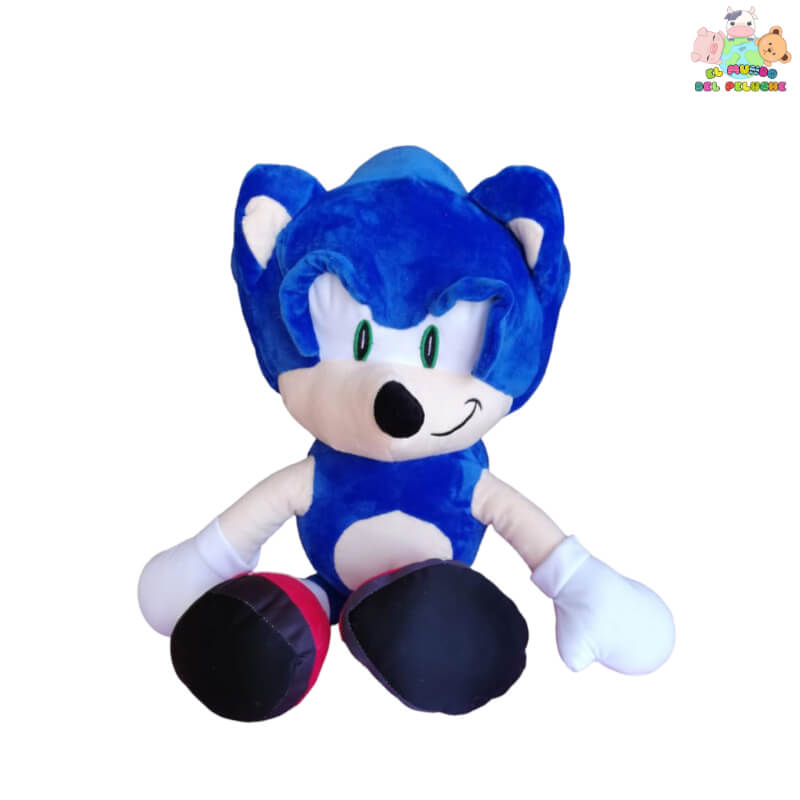 Peluche Sonic Azul #3 - Inspirado en el Personaje del Videojuego