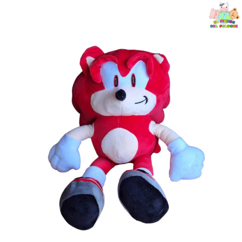 Peluche Knuckles Rojo #3 - Inspirado en el Personaje de Sonic | El Mundo del Peluche