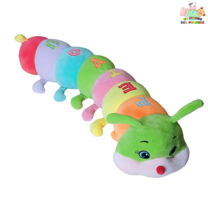 Peluche Oruga - Gusanito de Colores Lindo y Suave