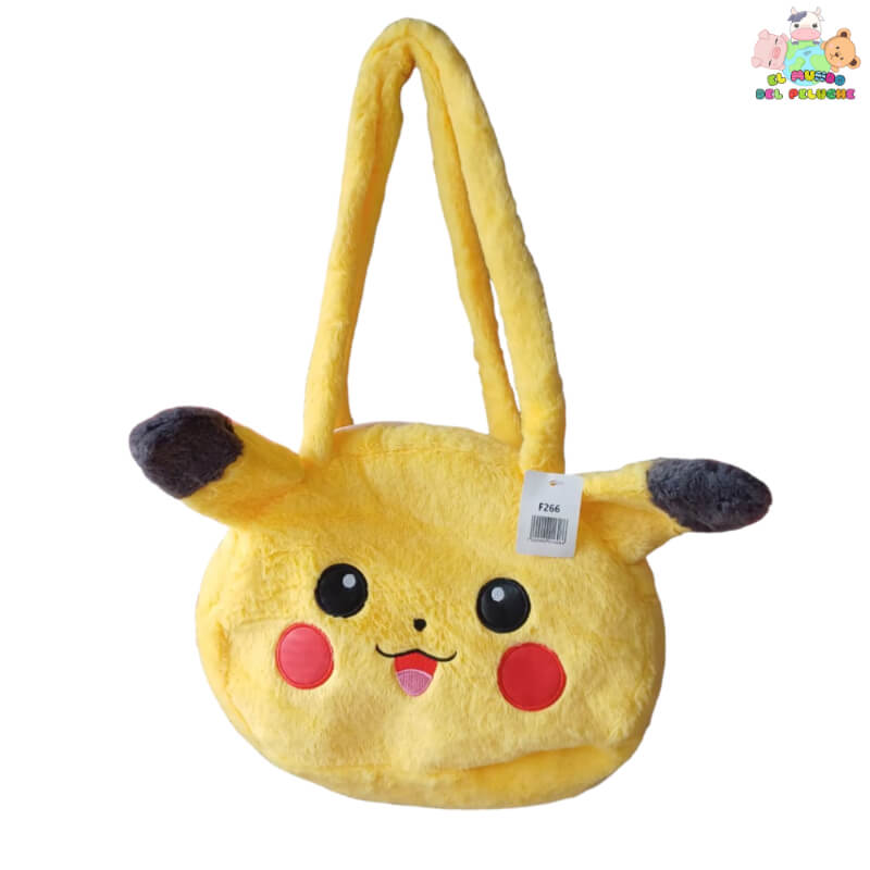 Bolsa de Peluche Personaje #2 – Inspirada en Pikachu (Amarillo) y Stitch (Lila) | El Mundo del Peluche