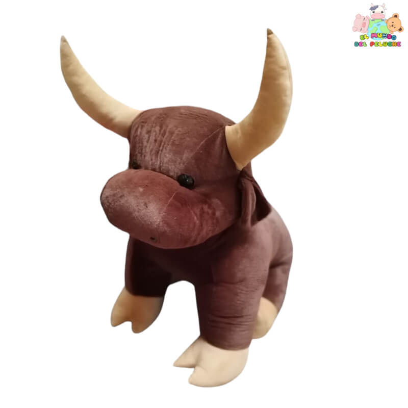 Peluche de Toro Gigante - 62 cm | Animal de Granja en Colores Variados | El Mundo del Peluche