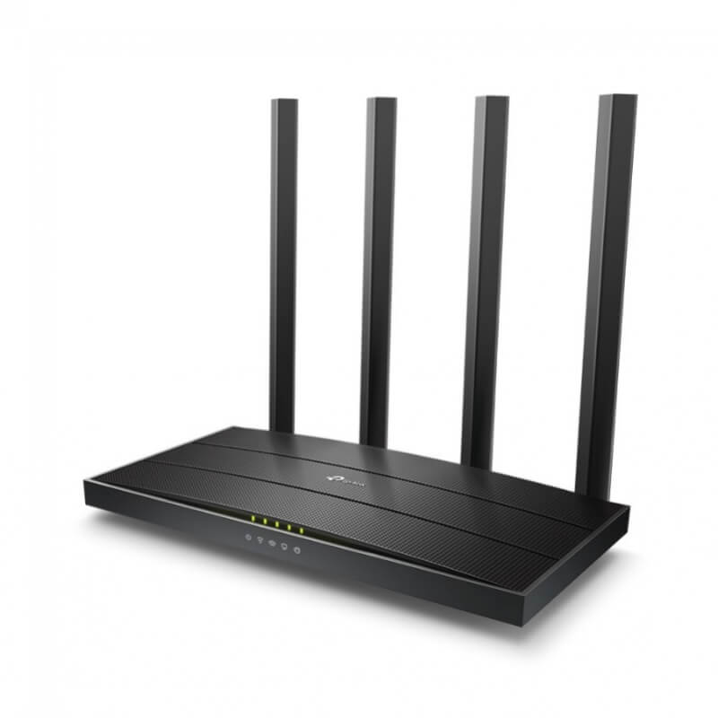 ROUTER TP-LINK ARCHER C80 AC1900, 4 ANT., 4 PTOS. GE, WI-FI 802.11AC WAVE2: 1300/600 MBPS, MU-MIMO,