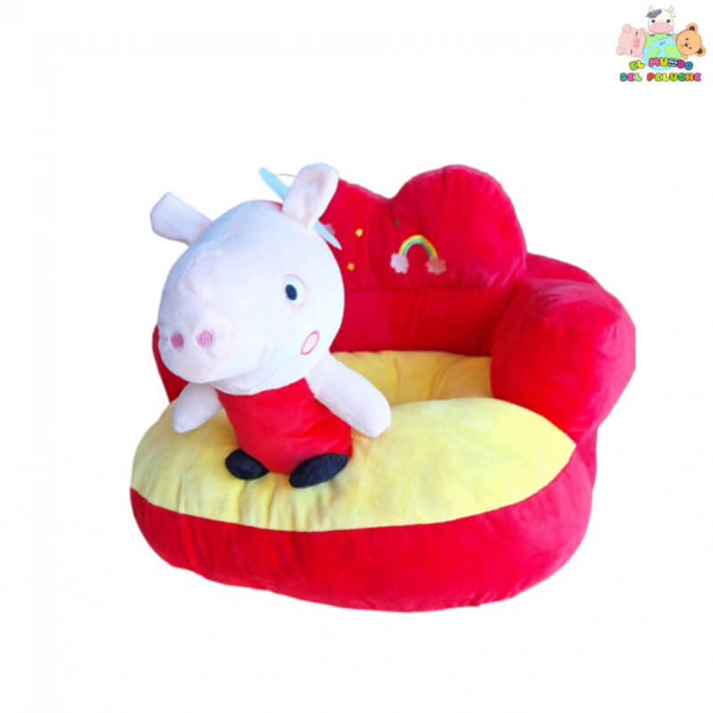 Sillón Infantil de Pepa Pig - Cómodo y Colorido, El Mundo del Peluche