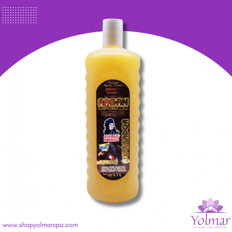 Shampoo Hidratante con Aceite de Argán y Keratina - 1.1 L