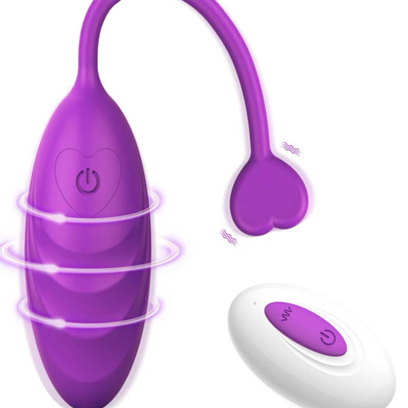 Vibrador tipo huevito con control para Dama