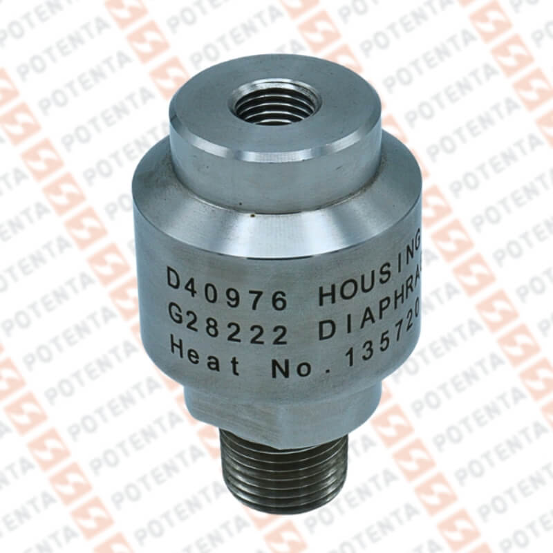 Sello Diafragma, anbientes corrosibos, membrana 316SS, c/instrumento 1/4 npt hembra, c/proceso 1/4npt macho, 30…1000, Winters - Serie D40