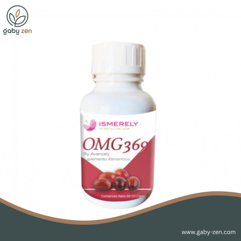 OMG Hidrocáps 60 Cápsulas de Aceites Esenciales - Suplemento Omega 3 para Salud Cardiovascular y Cerebral