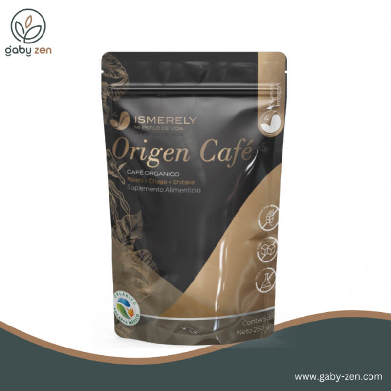 Origen Café con Reishi, Chaga y Ganoderma - Cafés Funcionales para Longevidad y Salud