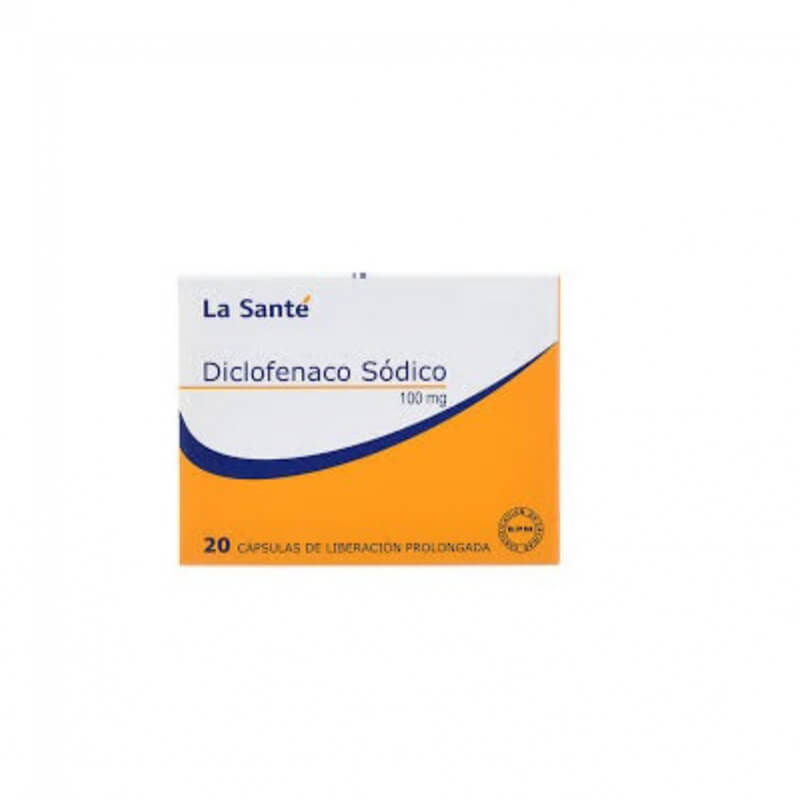 DICLOFENACO 100MG CAPSULAS RETARD X20