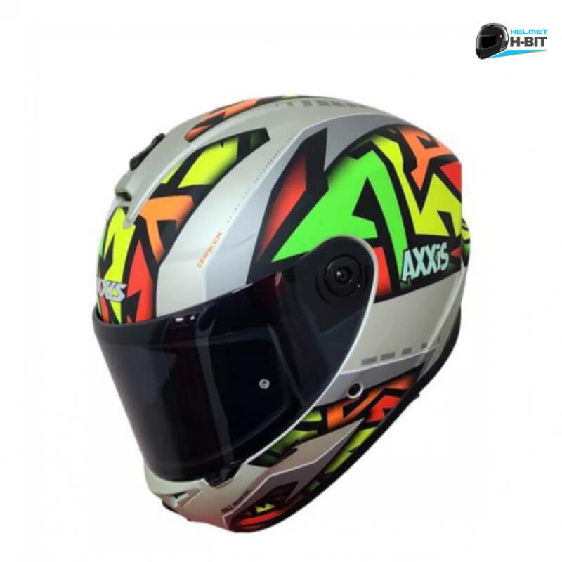 Casco Integral Axxis Draken Jolly C2 Gris Mate - Certificación ECE 2206 y DOT