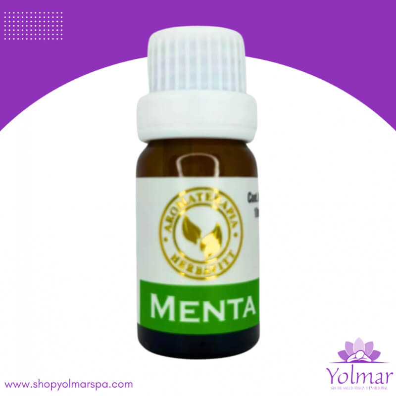 Aceite Esencial Puro de Menta Comestible Herbavitt - Mentha x piperita - 10ml