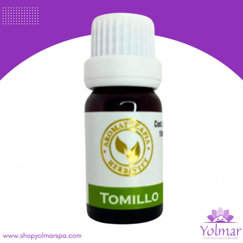 Aceite Esencial de Tomillo 100% Puro Comestible (10 ml) – Energía, Inmunidad y Alivio Natural