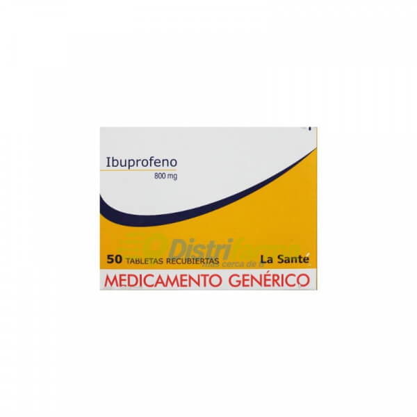 IBUPROFENO 800MG TABLETAS X 50*1