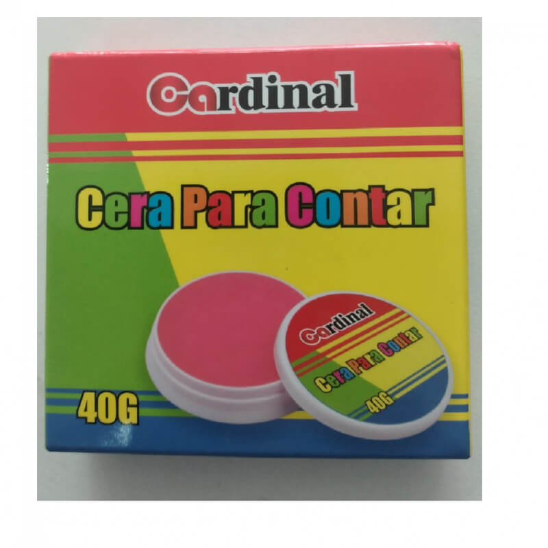 CERA PARA CONTAR MARCA CARDINAL 40G