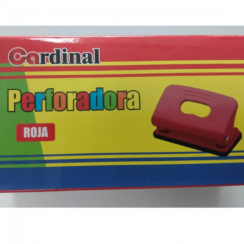 PERFORADORA ROJA PEQUEÑA CARDINAL