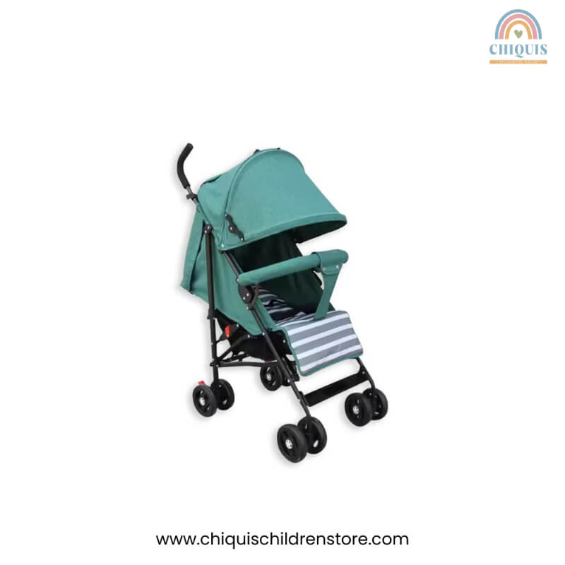 Coche Paragua Trek S500 - Cochecito Ligero y Plegable con Reposapiés Ajustable, Espaldar Reclinable y Portavaso Gratis | Chiquis Children Store