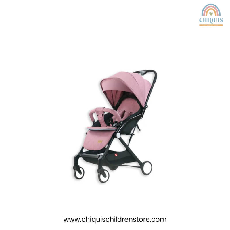 Coche Brooklyn Plegable Tipo Maleta - Cochecito Ligero con Canasta de Almacenaje, Espaldar Reclinable y Arnés de Seguridad | Chiquis Children Store