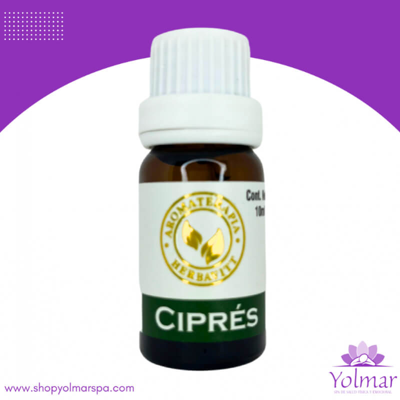 Aceite Esencial de Ciprés Cosmético Herbavitt - Cupressus Sempervirens - 10ml