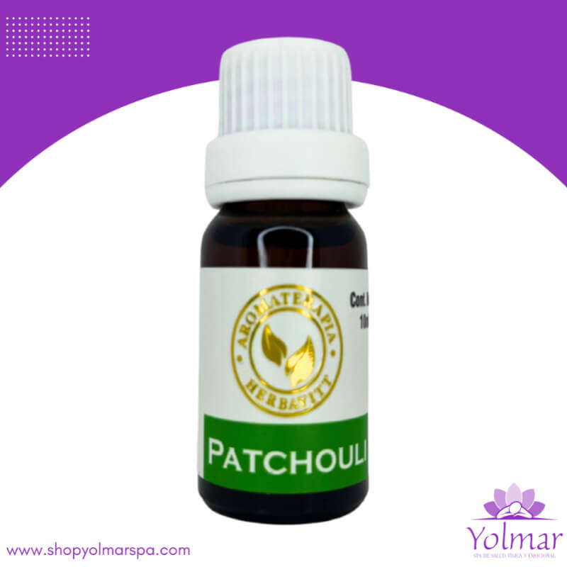 Aceite Esencial de Patchouli Cosmético Herbavitt - Pogostemon cablin - 10ml