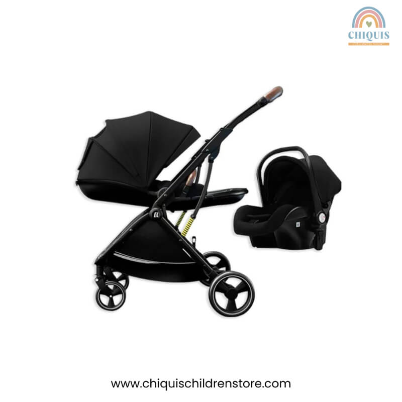 Coche Venecia c/Porta Bebé, Cubrepies, Mosquitero y Cobertor - Cochecito Ligero con Almacenaje Inferior y Soporte de Biberón | Chiquis Children Store