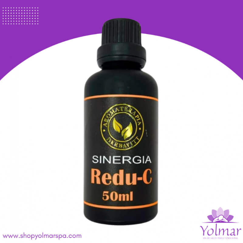 Aceite Esencial Sinergia Redu-C Herbavitt - Mezcla de Toronja, Ciprés y Limón - 50ml