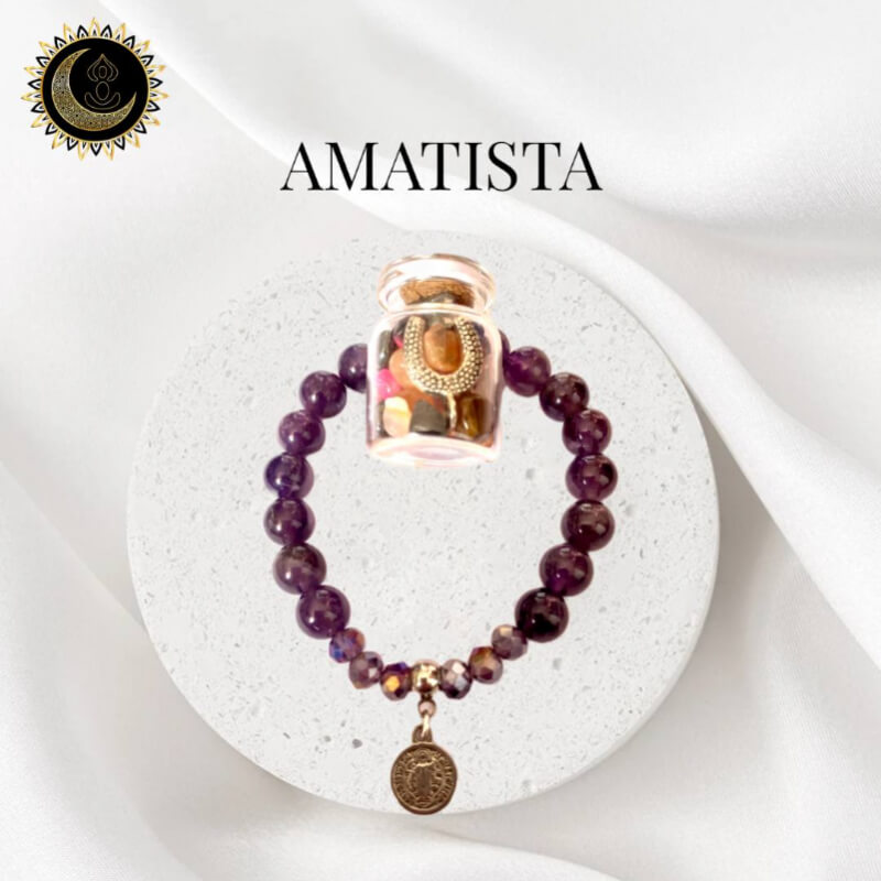 PULSERA AMATISTA