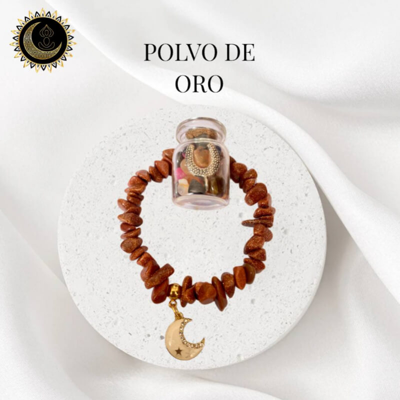 PULSERA POLVO DE ORO