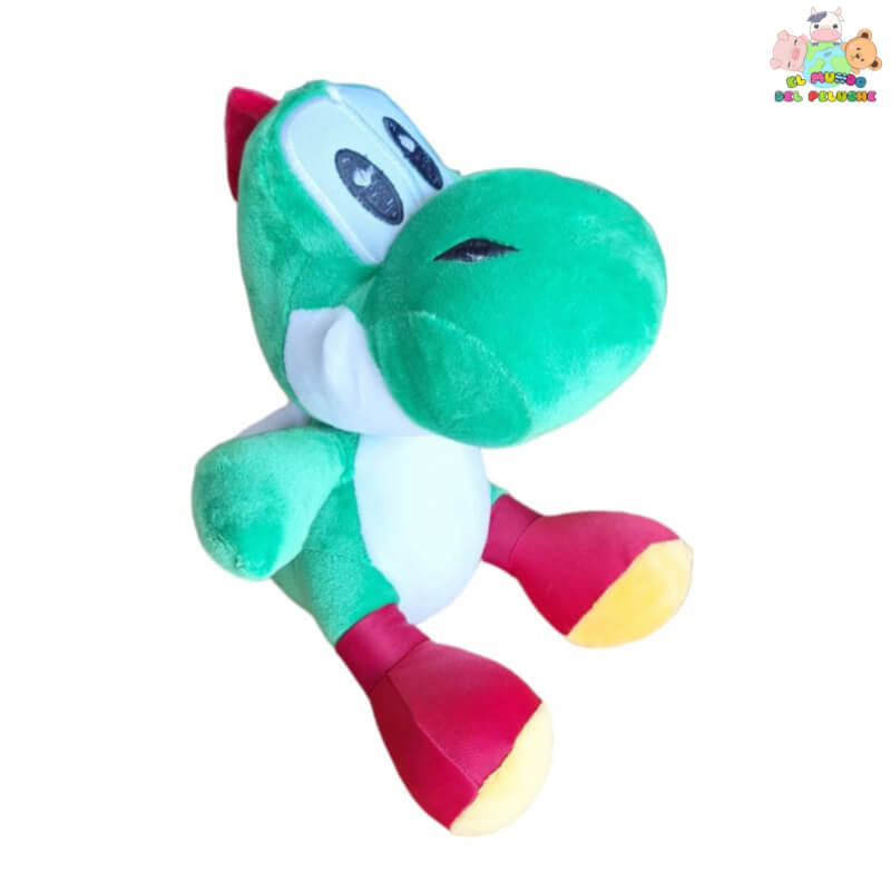 Peluche Yoshi de Mario Bros - 28cm | El Mundo del Peluche